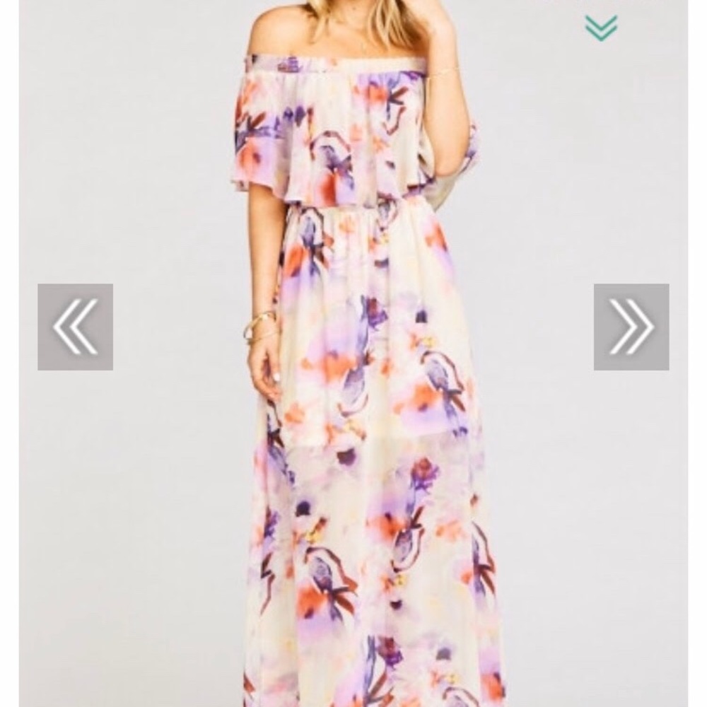 Pretty floral print dress from Show Me Your Mumu!